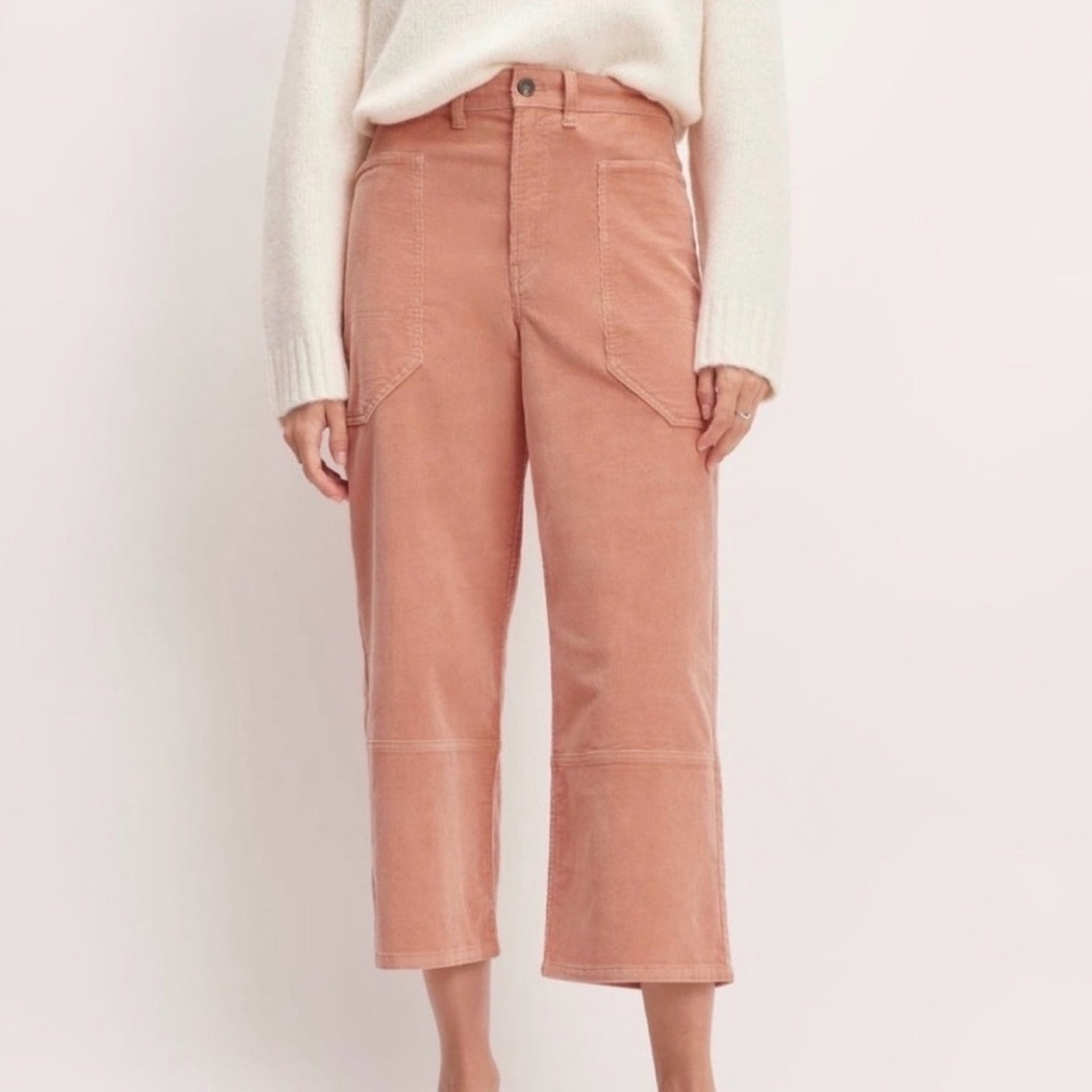 Everlane Garden Pant in Blush Corduroy